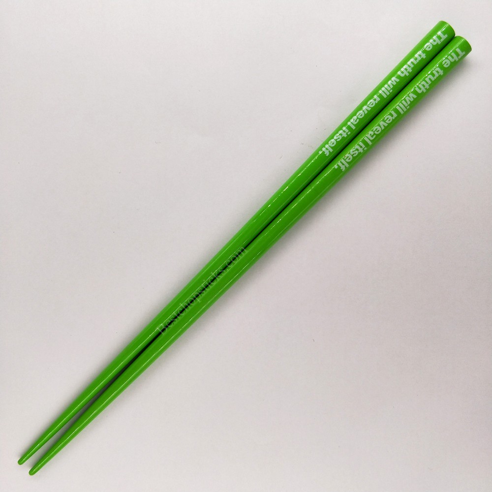 Green chopsticks
