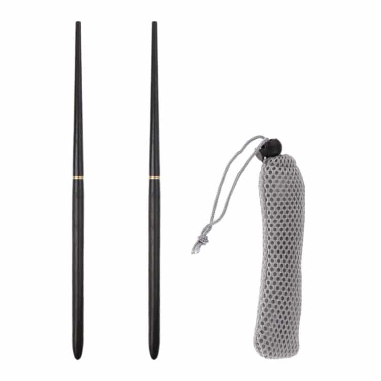 Ebony Wood Portable Chopstick with Pouch