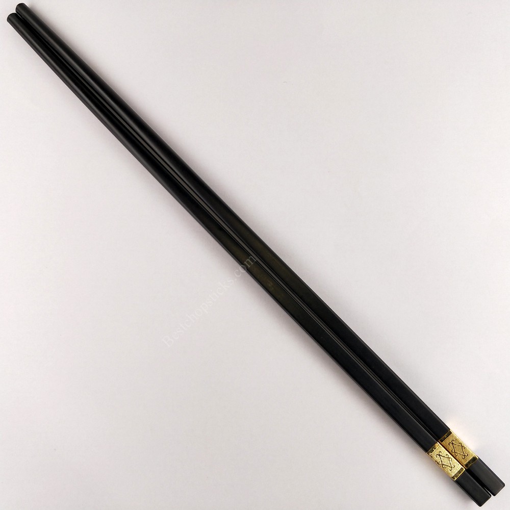 PPS chopsticks with 15mm gold square metal head