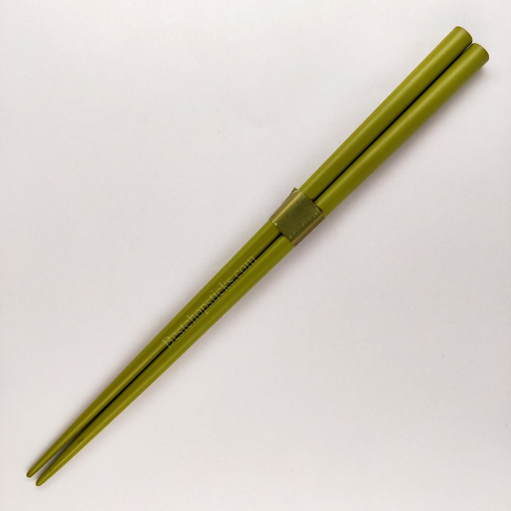 Green solid colored chopsticks