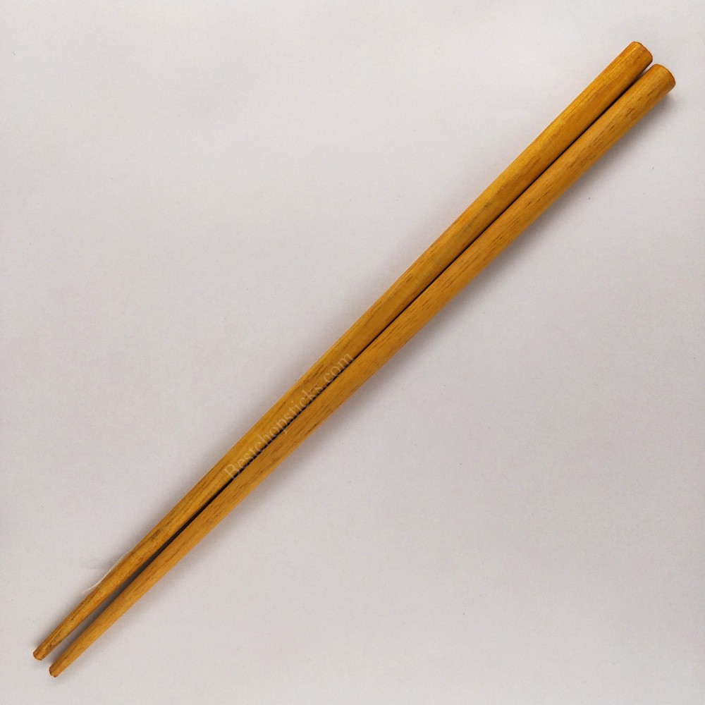 Polished wooden chopsticks