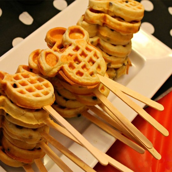 Wooden waffle sticks