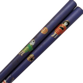 Colorful characters printed chopsticks
