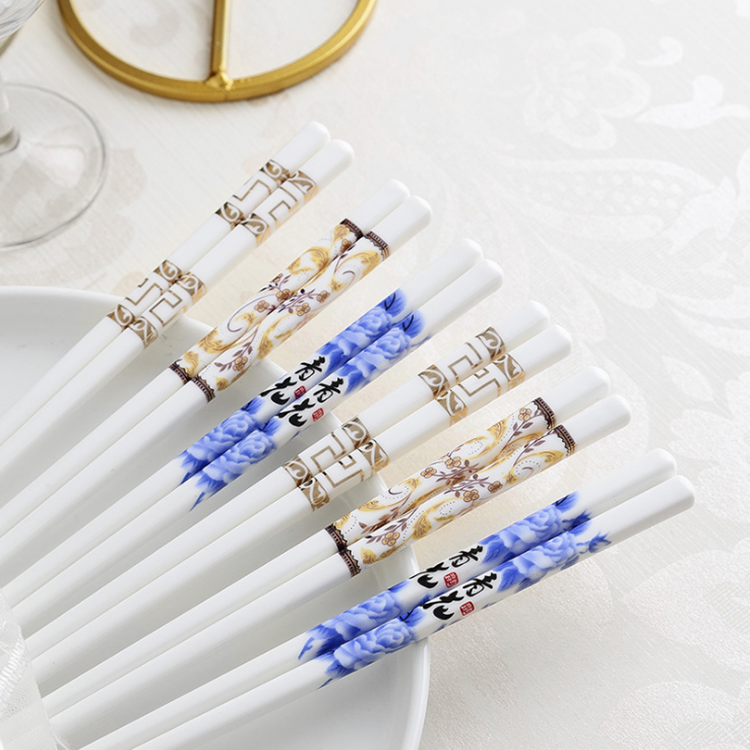 Custom Print Logo Ceramic Chopsticks