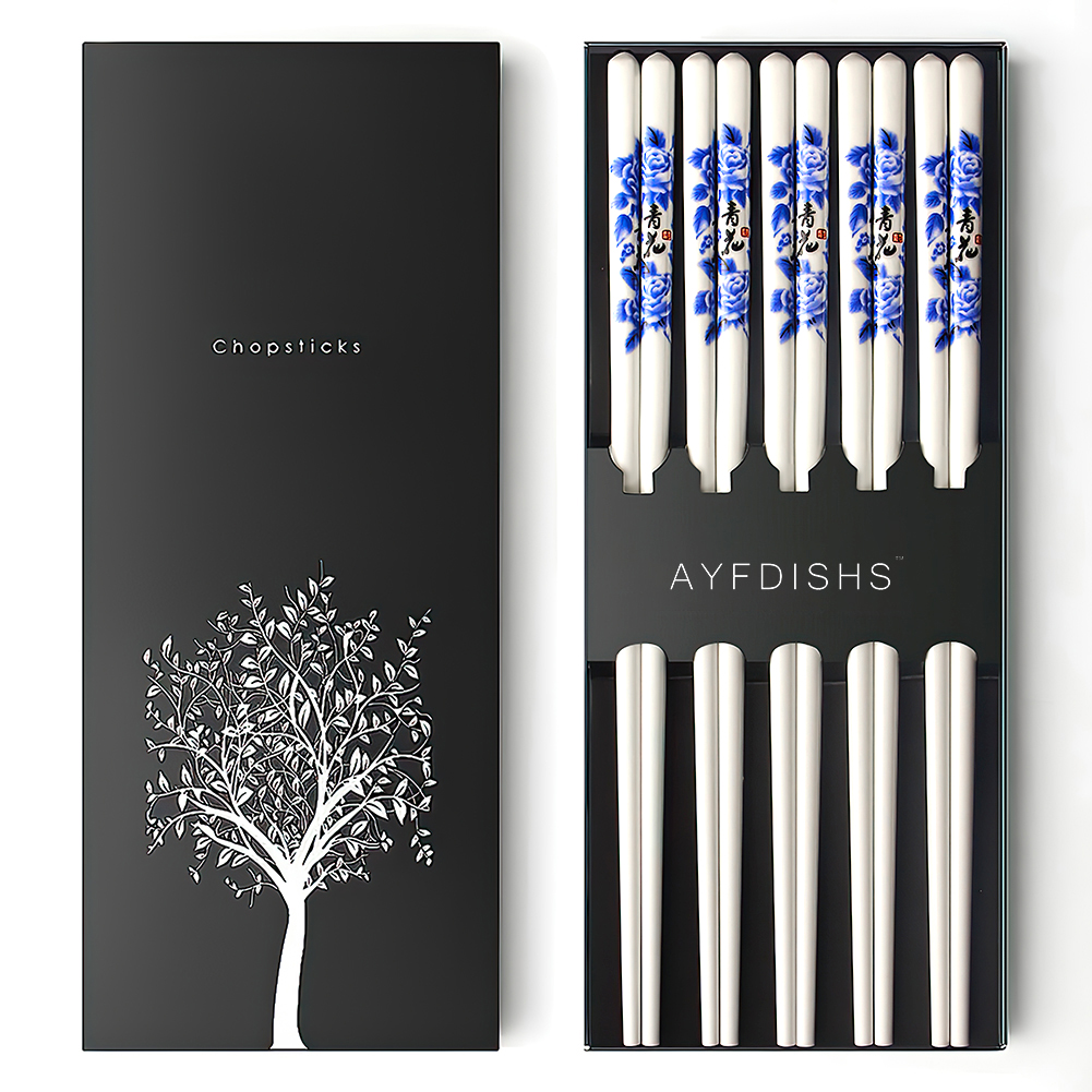 Wholesale Luxurious Ceramic Chopsticks Gift Set