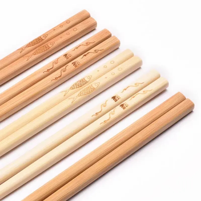 2023 Japanese Reusable Chopsticks Home Use Natural Wooden Chopsticks For Sushi Hotel Restaurant