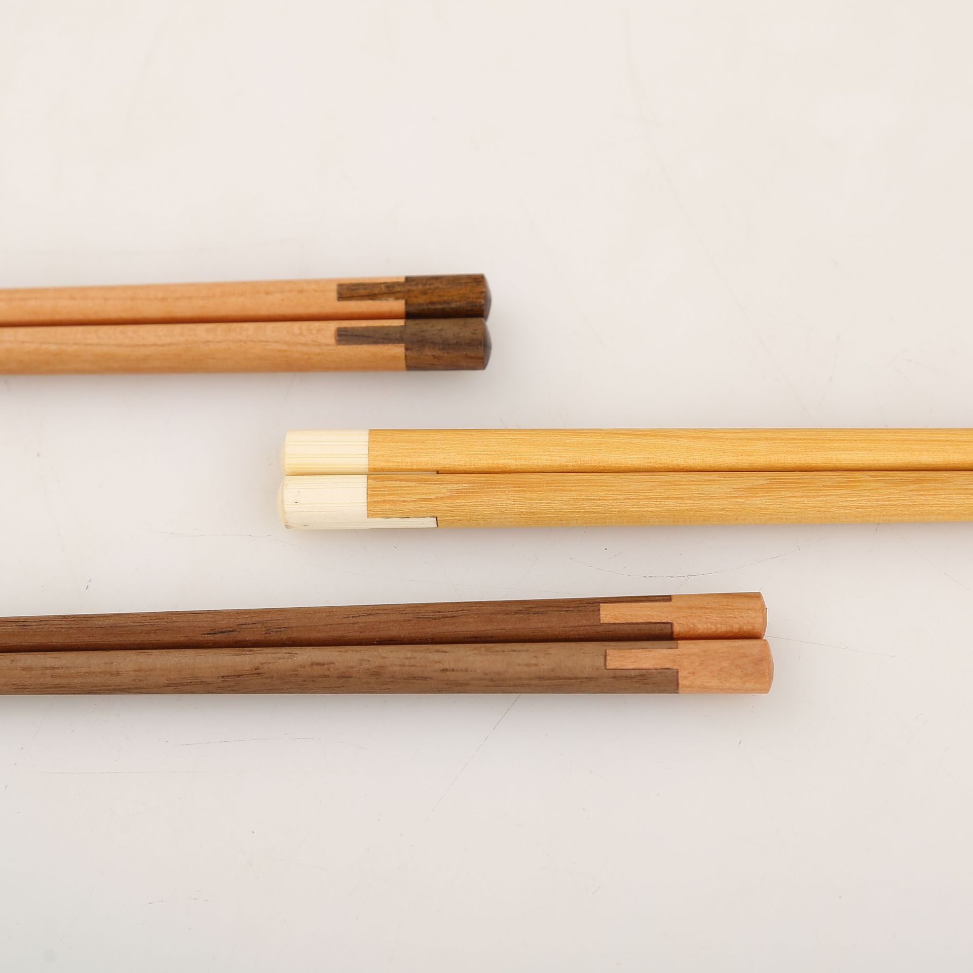 Japanese Natural Handmade Wooden Baby Chopsticks Chinese Food Chopsticks With Rope Round