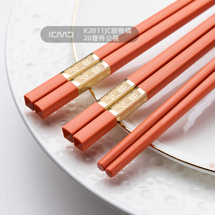 K2011JC20 Pipe Fitting Sweet Orange Orange Public Chopsticks