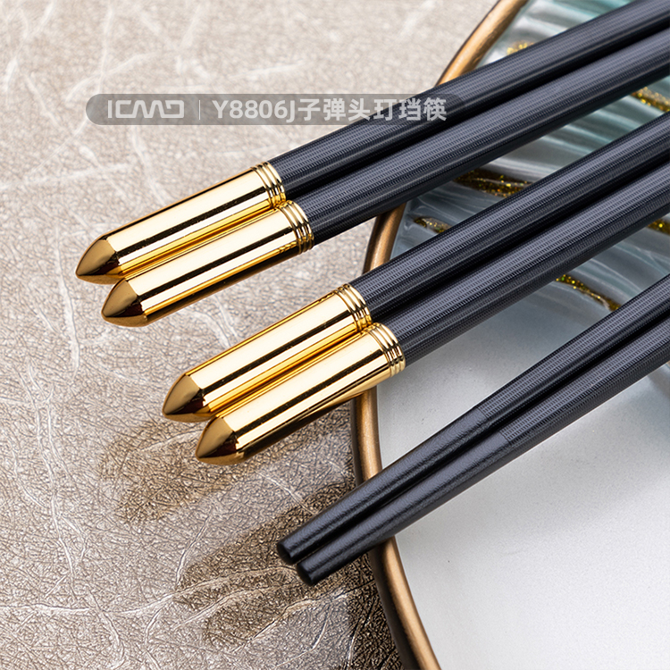 Y8806J bullet tip tinkling Fiberglass chopsticks