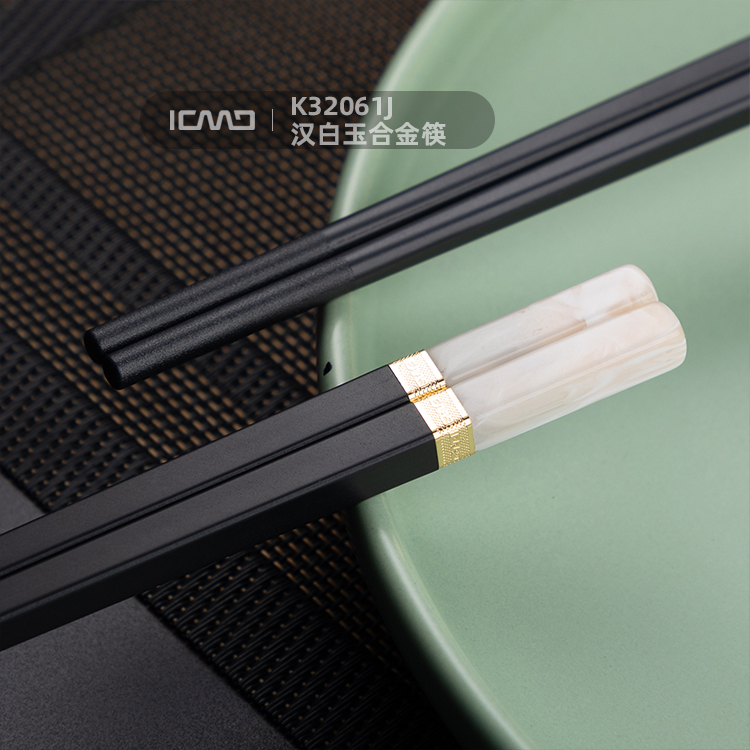 K32061J White Marble Fiberglass chopsticks